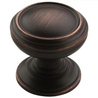 Amerock BP55342ORB 1-1/4" Revitalize Cabinet Knob - Oil-Rubbed Bronze