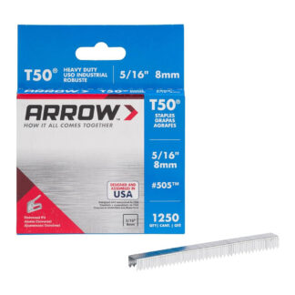 Arrow Fastener 50524 5/16" T50 Staples - 1250PK