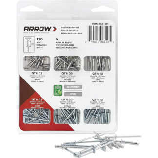 Arrow Fastener RK6120 1/8" Rivet Kit - 120PK