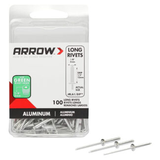 Arrow Fastener RLA1/8IP 1/8" Long Aluminum Rivets - 100PK