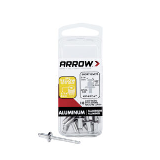 Arrow Fastener RSA3/16 3/16" Short Aluminum Rivets - 18PK
