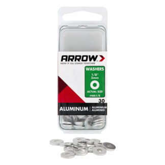 Arrow Fastener WA1/8 1/8" Aluminum Washer - 30PK