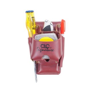 CLC 21464 4-Pocket Heavy-Duty Leather Tape and Tool Holder