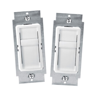 Leviton 06672-756-2PK SureSlide Universal Slide Dimmer - White - 2PK