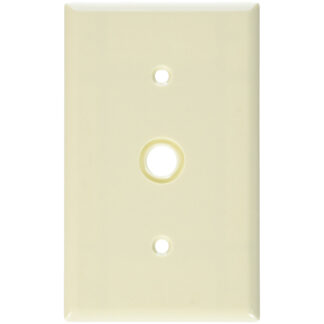 Leviton 86018-740 1-Gang Telephone Wall Plate - Ivory