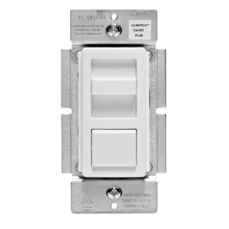 Leviton IPL06-732-10W Decora IllumaTech Universal Dimmer - White