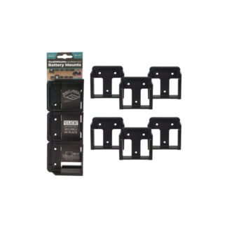 Metalmark BM-RG18-BLK-6 Rigid Battery Mount - 6PK