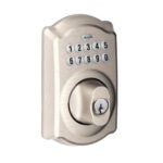 Schlage BE365CAM619 Camelot Keypad Deadbolt - Satin Nickel