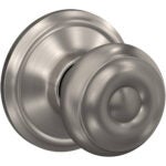 Schlage F10GEO619 Georgian Closet Knob - Satin Nickel