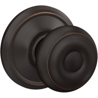 Schlage F10GEO716 Georgian Closet Knob - Aged Bronze