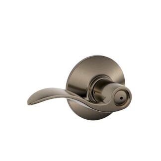 Schlage F40ACC620 Accent Bath Lever - Antique Pewter