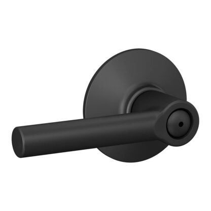 Schlage F40BRW622 Broadway Bath Lever - Matte Black