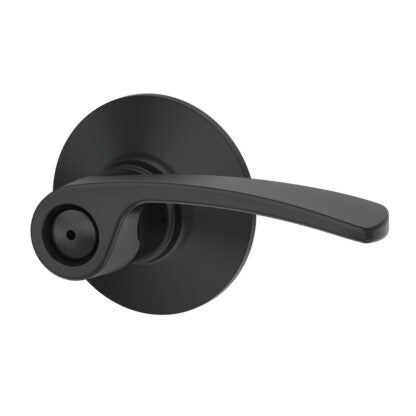 Schlage F40MER622 Merano Bath Lever - Matte Black