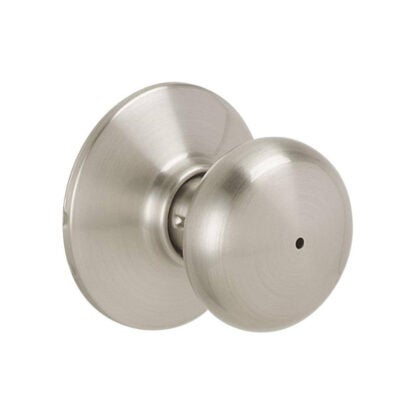 Schlage F40PLY619 Plymouth Bath Knob - Satin Nickel