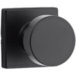 Weiser GA101CBKS514 Cambie Square Closet Knob - Matte Black