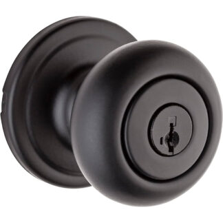 Weiser GA531T514 Troy SmartKey Knob - Matte Black