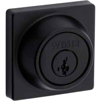 Weiser GDC9471SQT514 Elements SmartKey Deadbolt - Matte Black