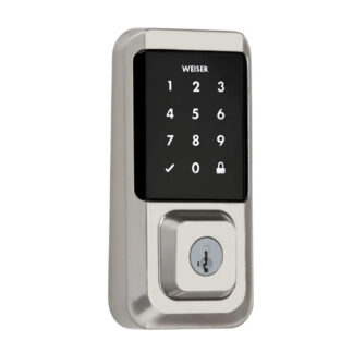 Weiser GED2500X15 Halo Touchscreen Wi-Fi Smart Lock - Satin Nickel