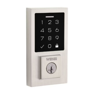 Weiser GED9270CNT15 Contemporary SmartCode Deadbolt - Satin Nickel