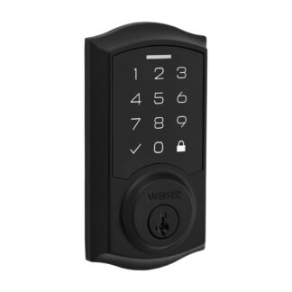 Weiser GED9270TRL514 Traditional SmartCode Deadbolt - Matte Black