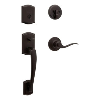 Weiser GLA8471PTHTC11P Prescott Handleset with Toluca Lever - Venetian Bronze