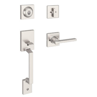 Weiser GLC9471AMDCSL15 Amador Handleset with Casey Lever - Satin Nickel