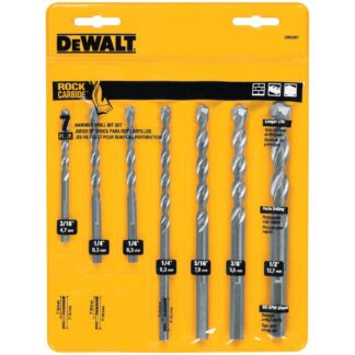 DeWalt DW5207 Masonry Drill Bit Set - 7PC