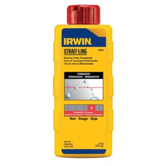 Irwin 64902 8oz Permanent Marking Chalk - Red