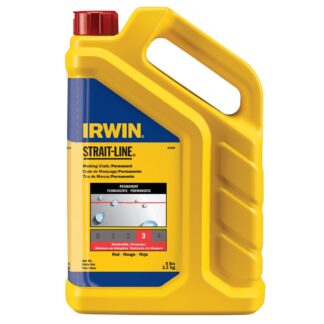 Irwin 65102 5LB Permanent Marking Chalk - Red