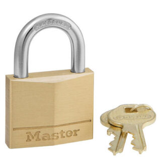 Master Lock Canada Master Lock 1-9/16In (40Mm) Solid Brass Body Padlock Gold