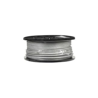 Campbell Clear Vinyl Galvanized Steel 1/8 in. D X 250 Ft. L Aircraft Cable