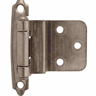 Amerock BPR3428WN 3/8" Inset Hinge - Weathered Nickel