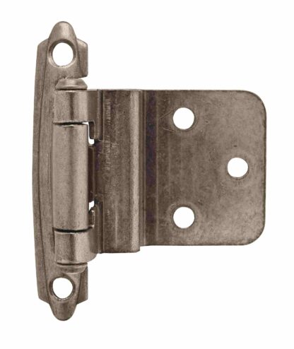 Amerock BPR3428WN 3/8" Inset Hinge - Weathered Nickel