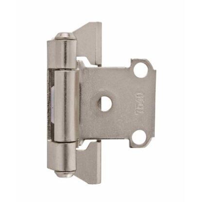 Amerock BPR7566G10 1/4" Overlay Partial Wrap Hinge - Satin Nickel