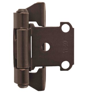 Amerock BPR7566ORB 1/4" Partial Wrap Overlay Cabinet Hinge - Oil-Rubbed Bronze