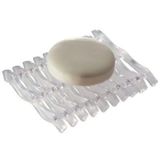 IDesign Clear Plastic Wave Soap Saver