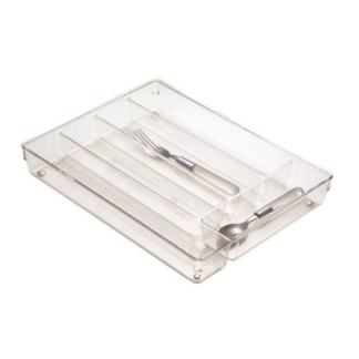 INTERDESIGN 53930 10.8x13.8Clear Linus Tray