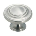 Inspirations 1-5/16 in (33 Mm) Diameter Satin Nickel Cabinet Knob