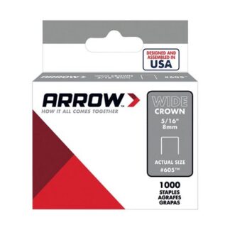 Arrow 60530 5/16" Wide Crown Staples - 1000PK