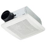 Broan E070 Economy 70 Cfm 4 Sone Ceiling Mounted Bath Fan - White