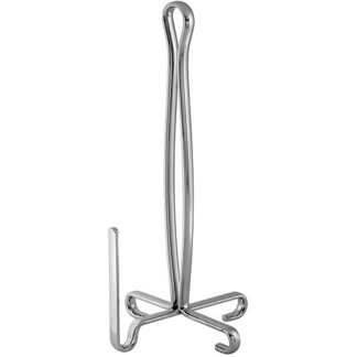 IDesign Axis Free-Standing Metal Paper Towel Stands Chrome