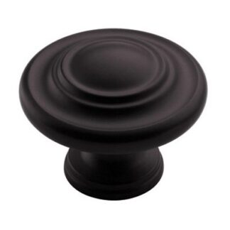 Amerock BP15862FB 1-3/4" Inspirations Cabinet Knob - Flat Black