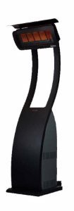 Bromic Heating BH0610004 Black Cobalt Smart-Heat Electric Outdoor Patio Black Heater - 220-240V 6000W