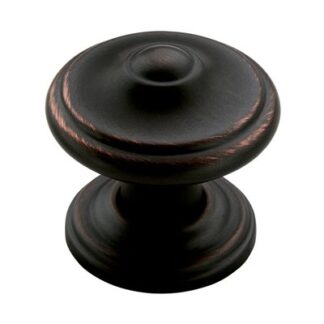 Amerock BP55341ORB 1-1/4" Revitalize Cabinet Knob - Oil-Rubbed Bronze