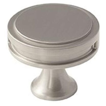 Amerock BP36603G10 1-3/8" Oberon Cabinet Knob - Satin Nickel