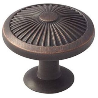 Amerock BP36613ORB 1-3/8" Crawford Cabinet Knob - Oil-Rubbed Bronze