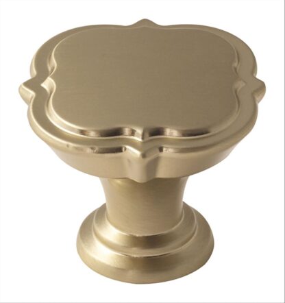 Amerock BP36628BBZ 1-3/8" Grace Revitalize Cabinet Knob - Golden Champagne