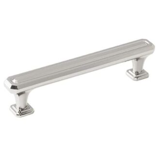 Amerock BP36557PNSS 5-1/16" Wells Cabinet Pull - Polished Nickel