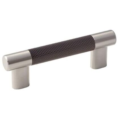 Amerock BP36557G10ORB 3-3/4" Esquire Cabinet Pull - Satin Nickel/Oil-Rubbed Bronze