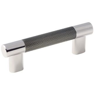 Amerock BP36557PNGM 3" Esquire Cabinet Pull - Polished Nickel/Gunmetal